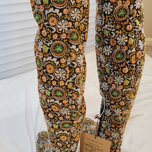 NEW with tags | Funky cloth thigh boots  | Ziggy Over the Knee Boots - Picture 5 of 8